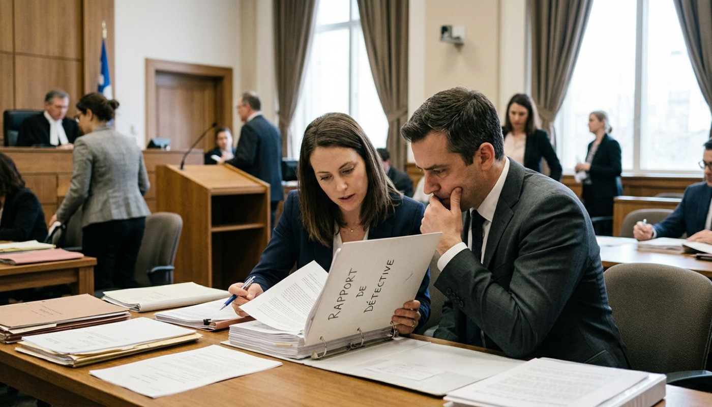 Quels sont les impacts des rapports de détective sur les décisions de justice ?